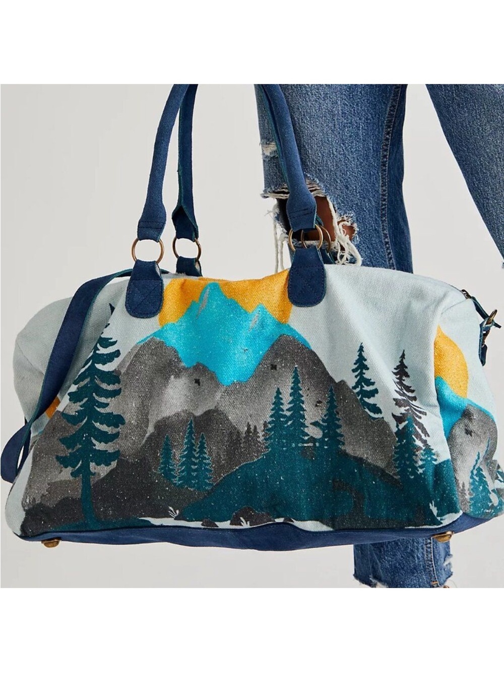 Free people new horizons weekender bag
